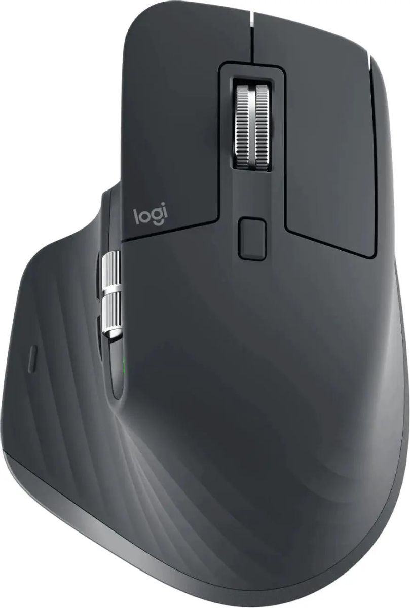 Мышь Logitech MX Master 3S, оптическая, беспроводная, USB, графитовый [910-006565]